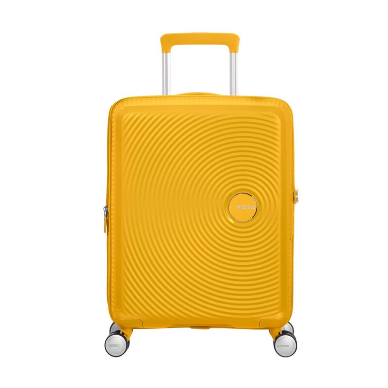 AMERICAN TOURISTER Soundbox 55 cm Spinner Exp Golden Yellow