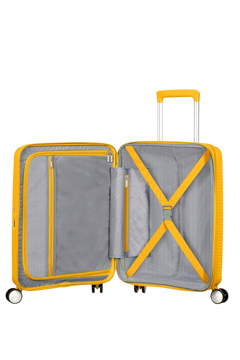 AMERICAN TOURISTER Soundbox 55 cm Spinner Exp Golden Yellow