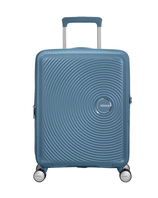 AMERICAN TOURISTER Soundbox 55 cm Spinner Exp Stone Blue