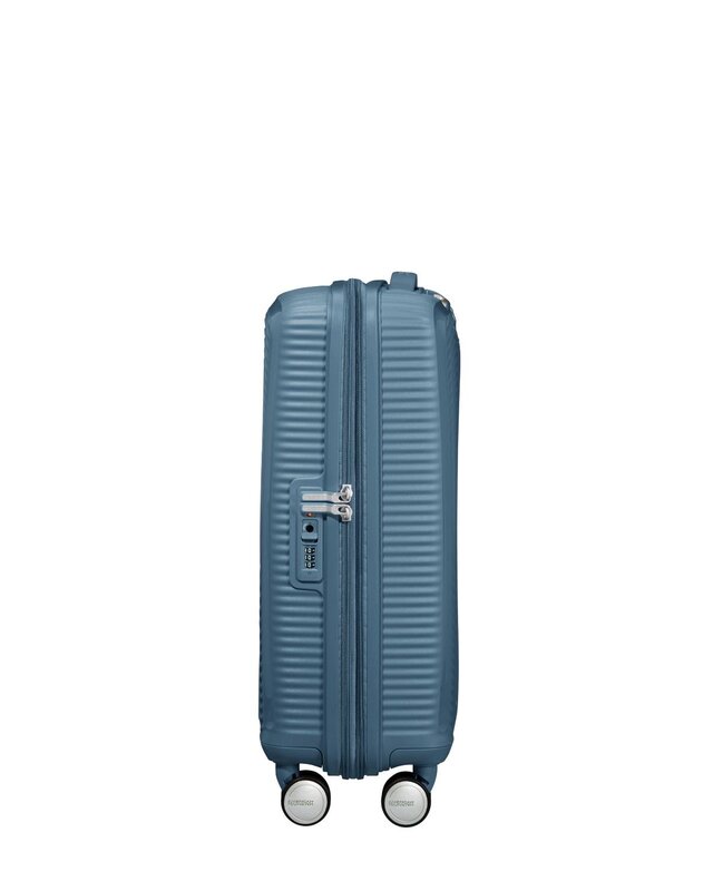 AMERICAN TOURISTER Soundbox 55 cm Spinner Exp Stone Blue