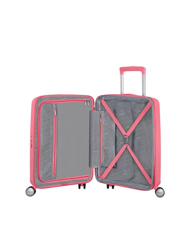 AMERICAN TOURISTER Soundbox 55 cm Spinner Exp Sun Kissed Coral