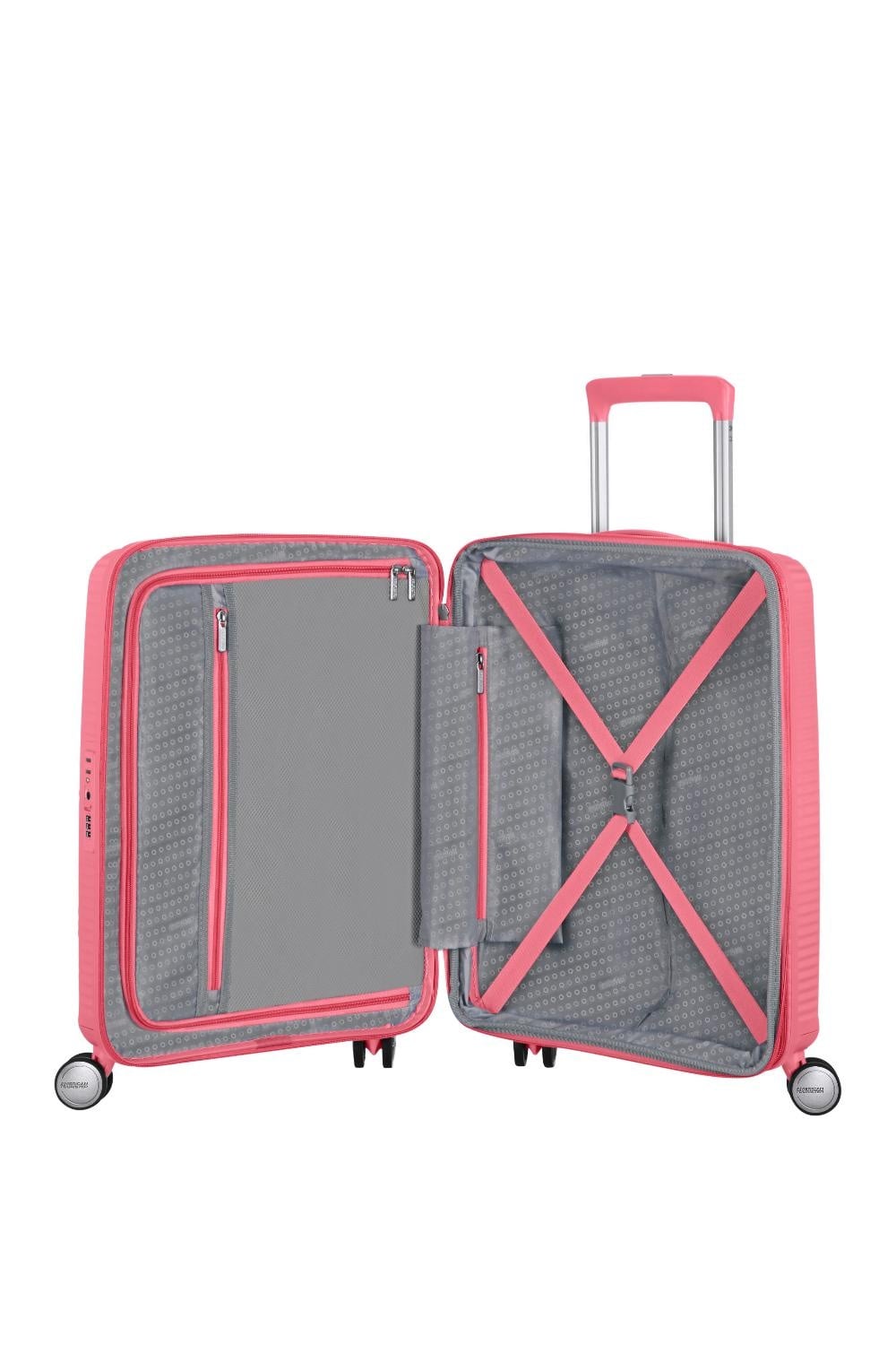 AMERICAN TOURISTER Soundbox 55 cm Spinner Exp Sun Kissed Coral