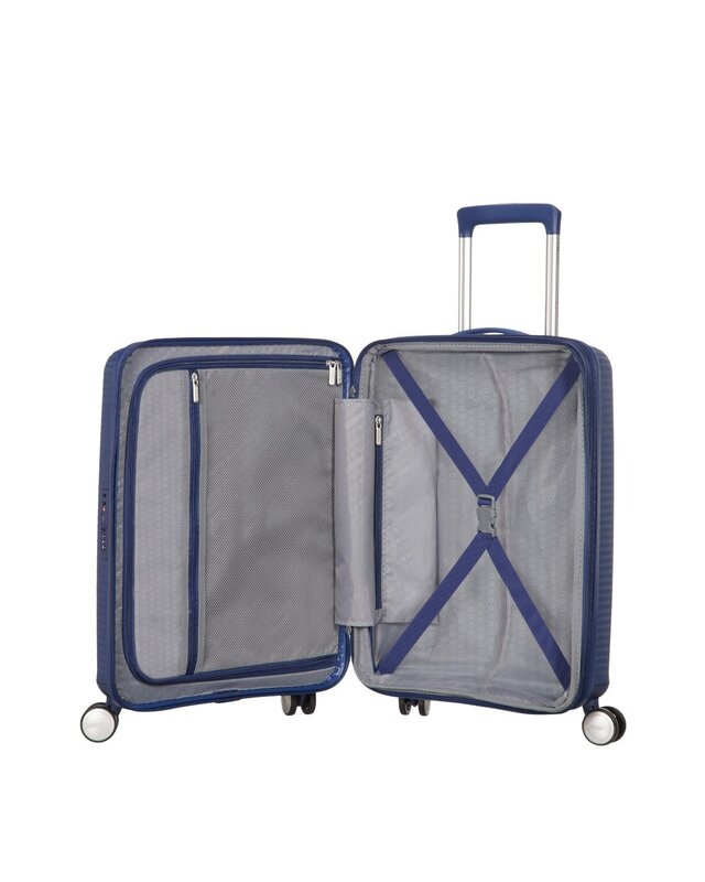 AMERICAN TOURISTER Soundbox 55 cm Spinner Exp Midnight Navy