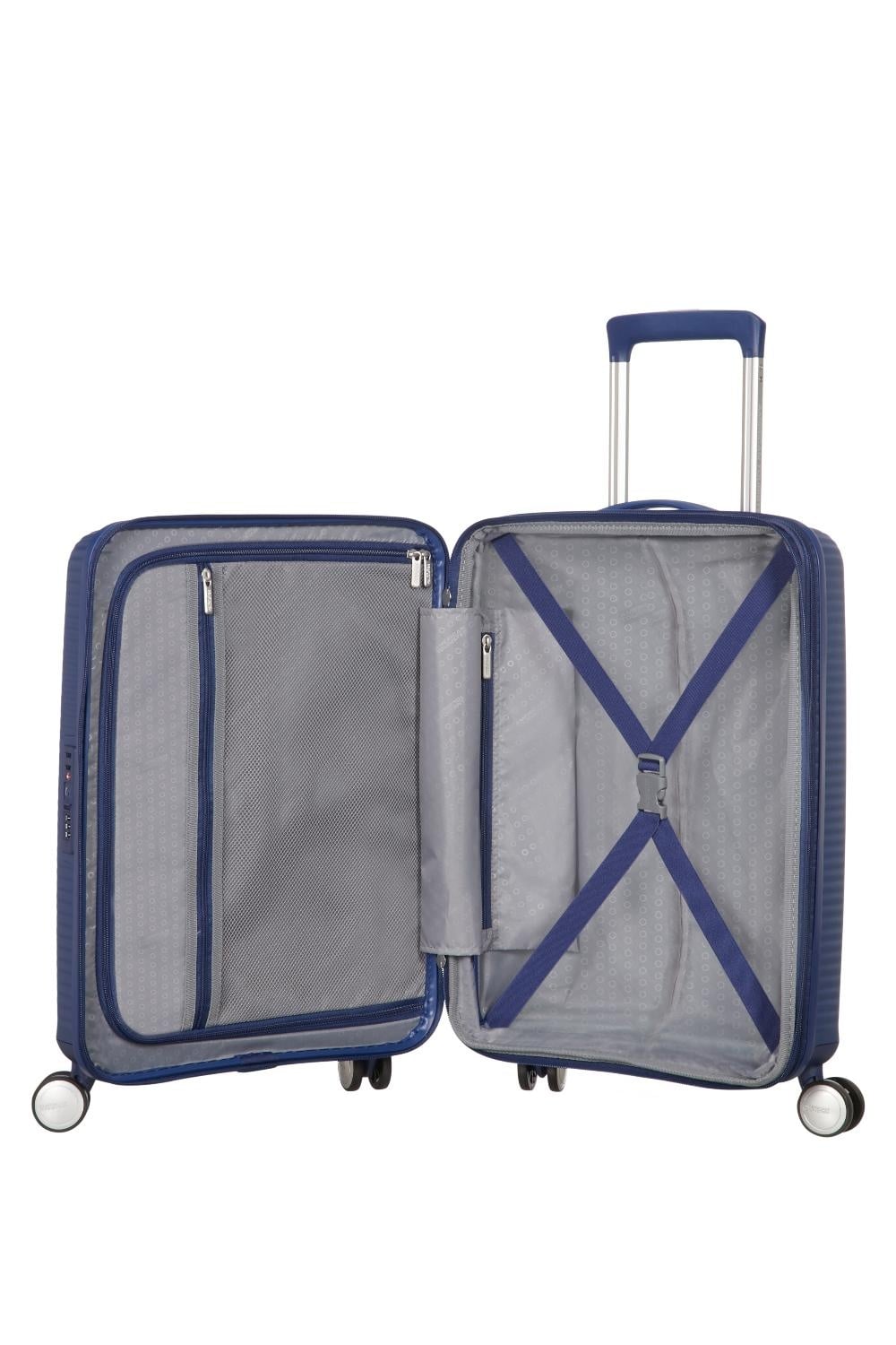 AMERICAN TOURISTER Soundbox 55 cm Spinner Exp Midnight Navy