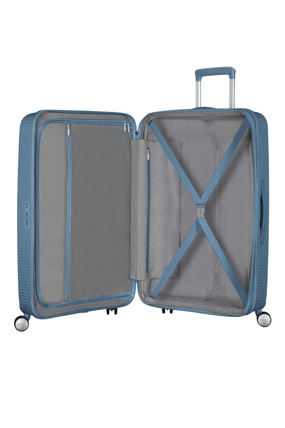 AMERICAN TOURISTER Soundbox 77 cm Spinner Tsa Exp Stone Blue