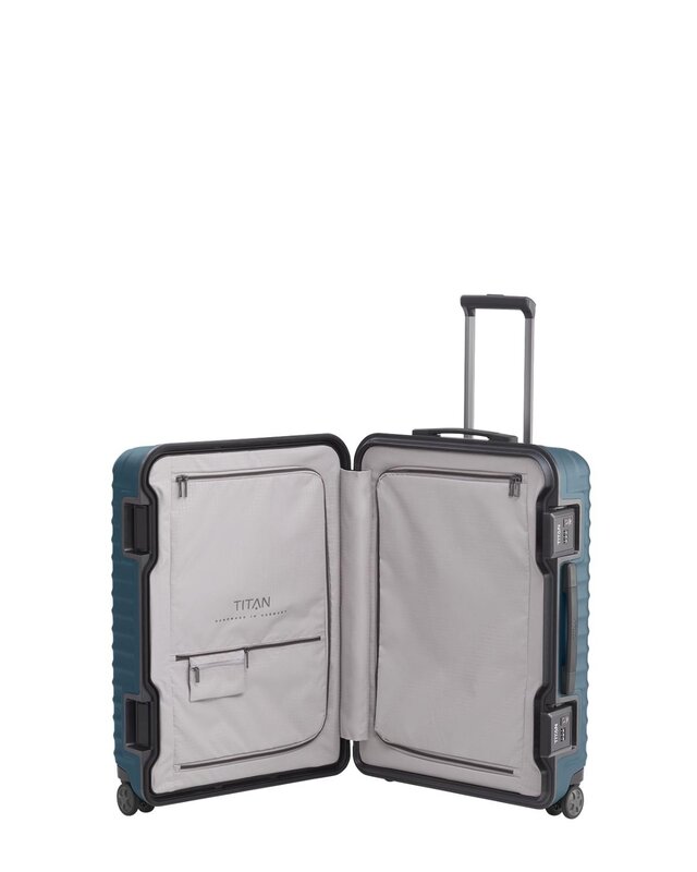 TITAN Litron Frame 4W Trolley M PETROL BLUE