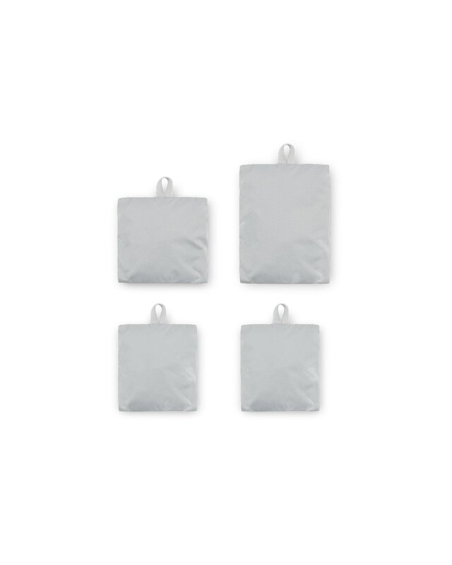 KAPTEN & SON PACKING CUBES SET SMALL ALL BLACK