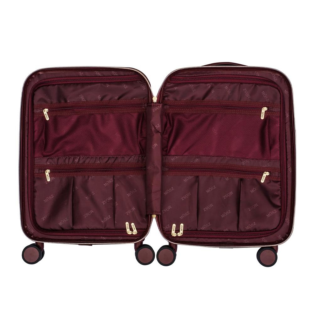 MOSZ LAUREN HANDBAGAGE TROLLEY PERFECT PLUM - Koffershop