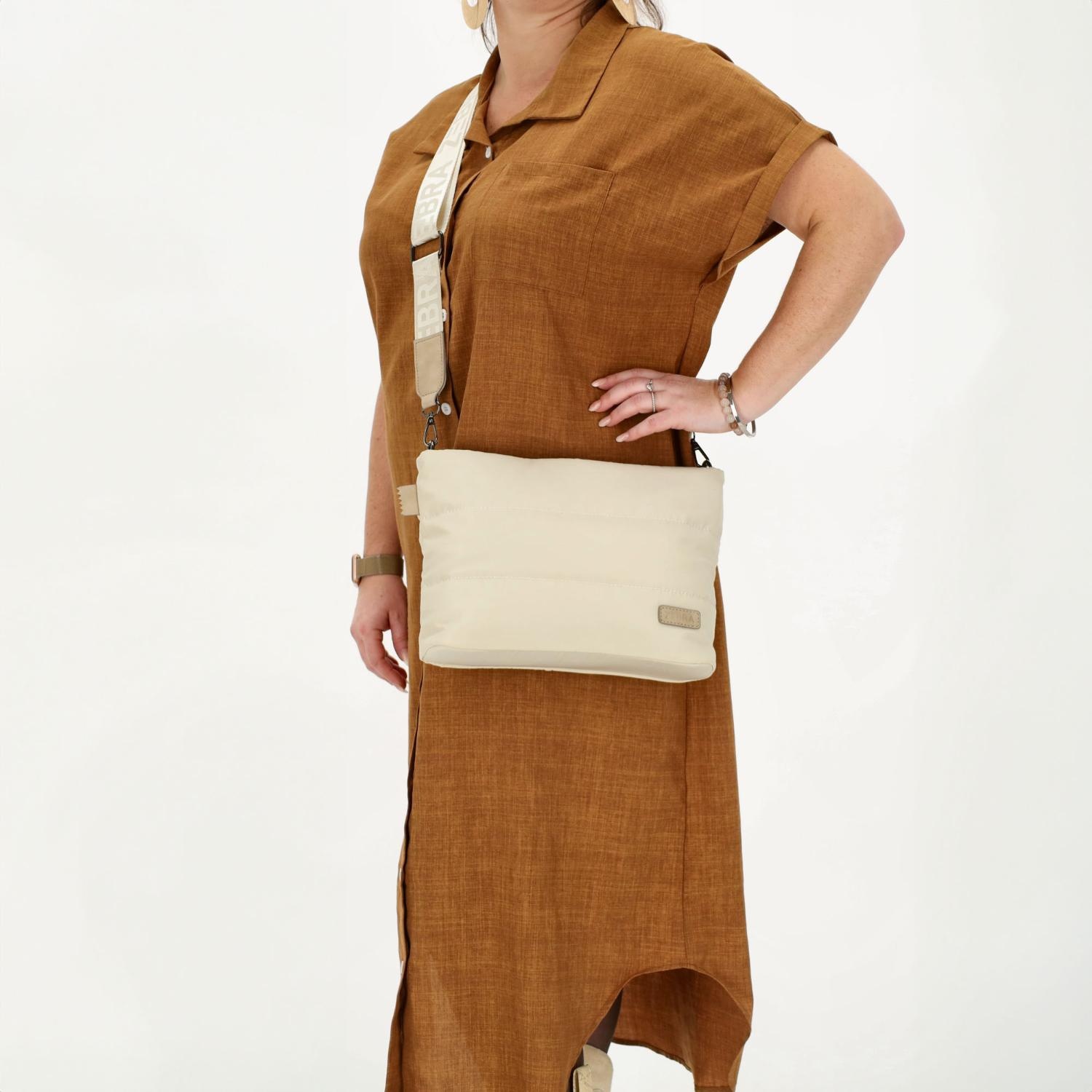 ZEBRA TRENDS ZEBRA ELSKE - SCHOUDERTAS M CREME