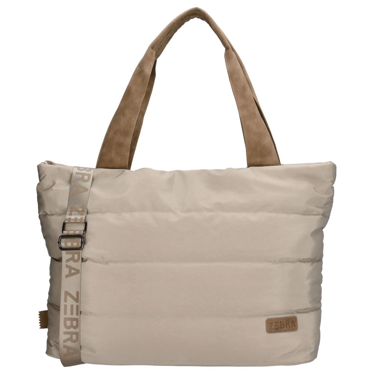 ZEBRA ELSKE - SHOPPER L LICHT TAUPE