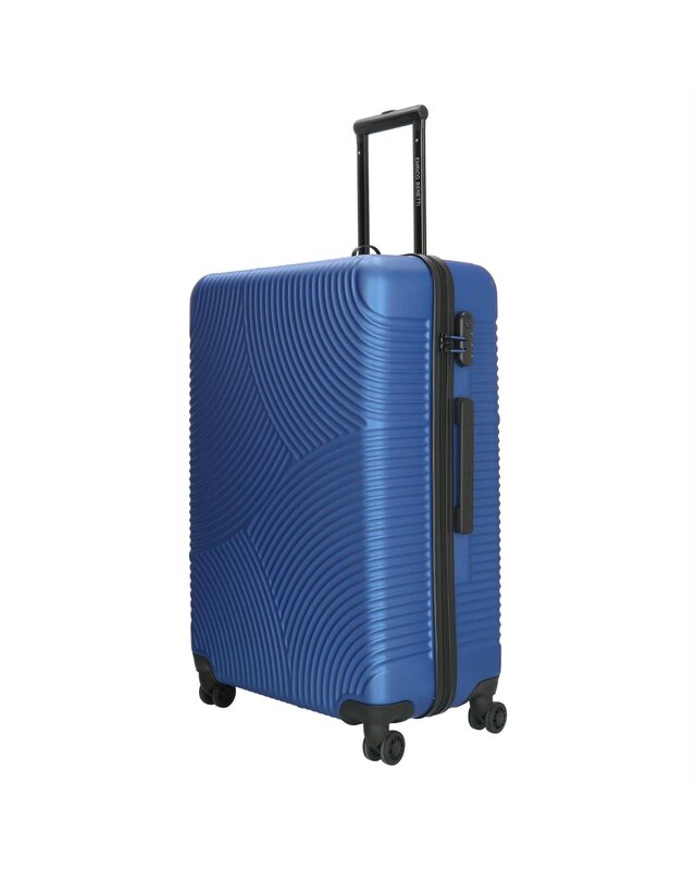 ENRICO BENETTI Louisville 3-delige Kofferset STAAL BLAUW