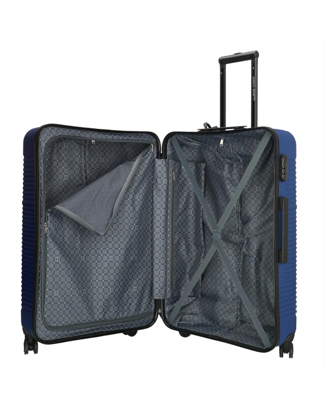 ENRICO BENETTI Louisville 3-delige Kofferset STAAL BLAUW