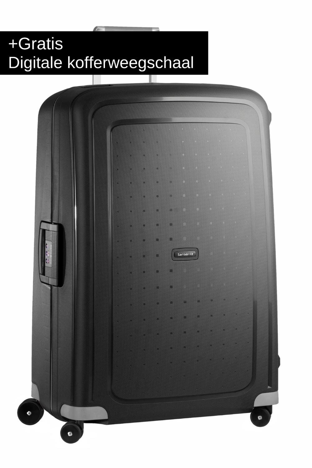Samsonite S'cure Spinner 75cm Black