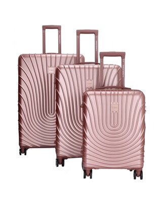 ENRICO BENETTI Calgary 3-delige Kofferset ROZE