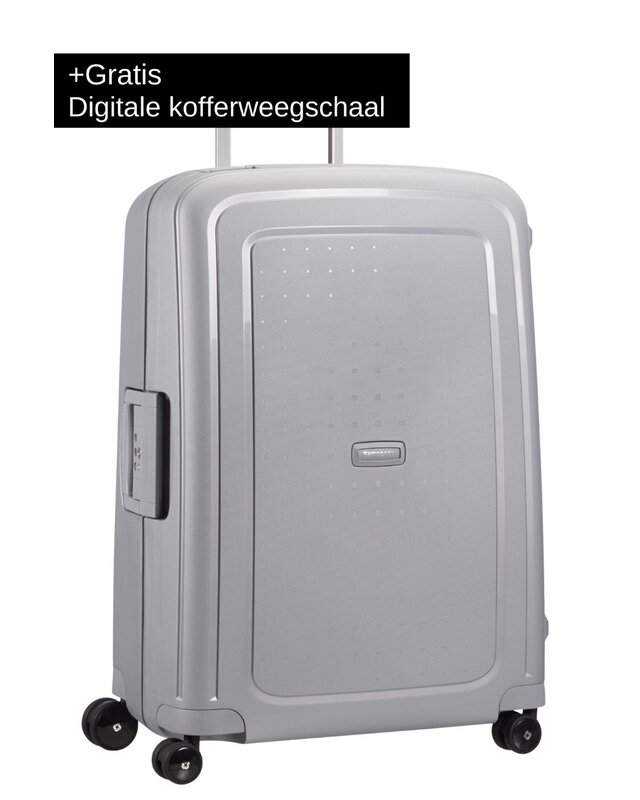 SAMSONITE Samsonite S'cure Spinner 75cm Zilver