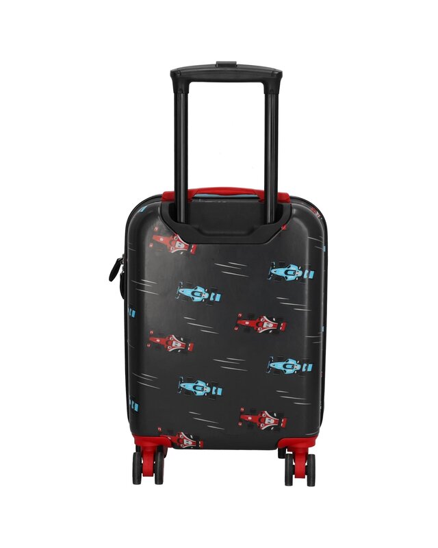 ZEBRA TRENDS Travel Kinderkoffer Raceauto Zwart