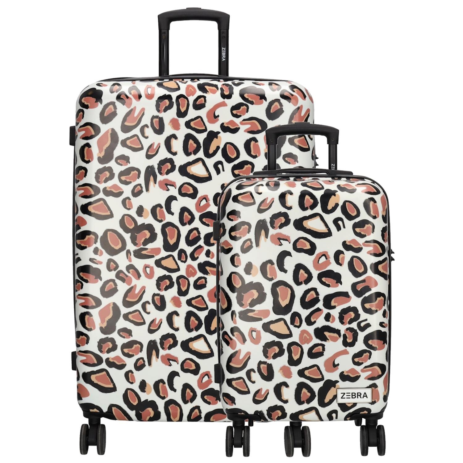 Zebra Trends Animal Travel Kofferset - 2 delig - TSA slot - Luipaard