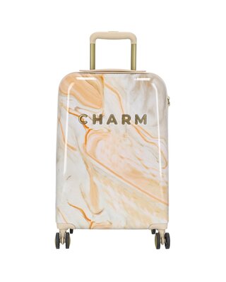 CHARM Charm Londen Travel Trolley S CREME