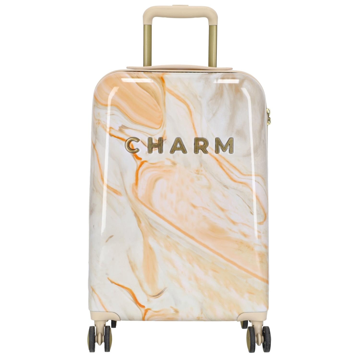 Charm Londen Travel Trolley S CREME