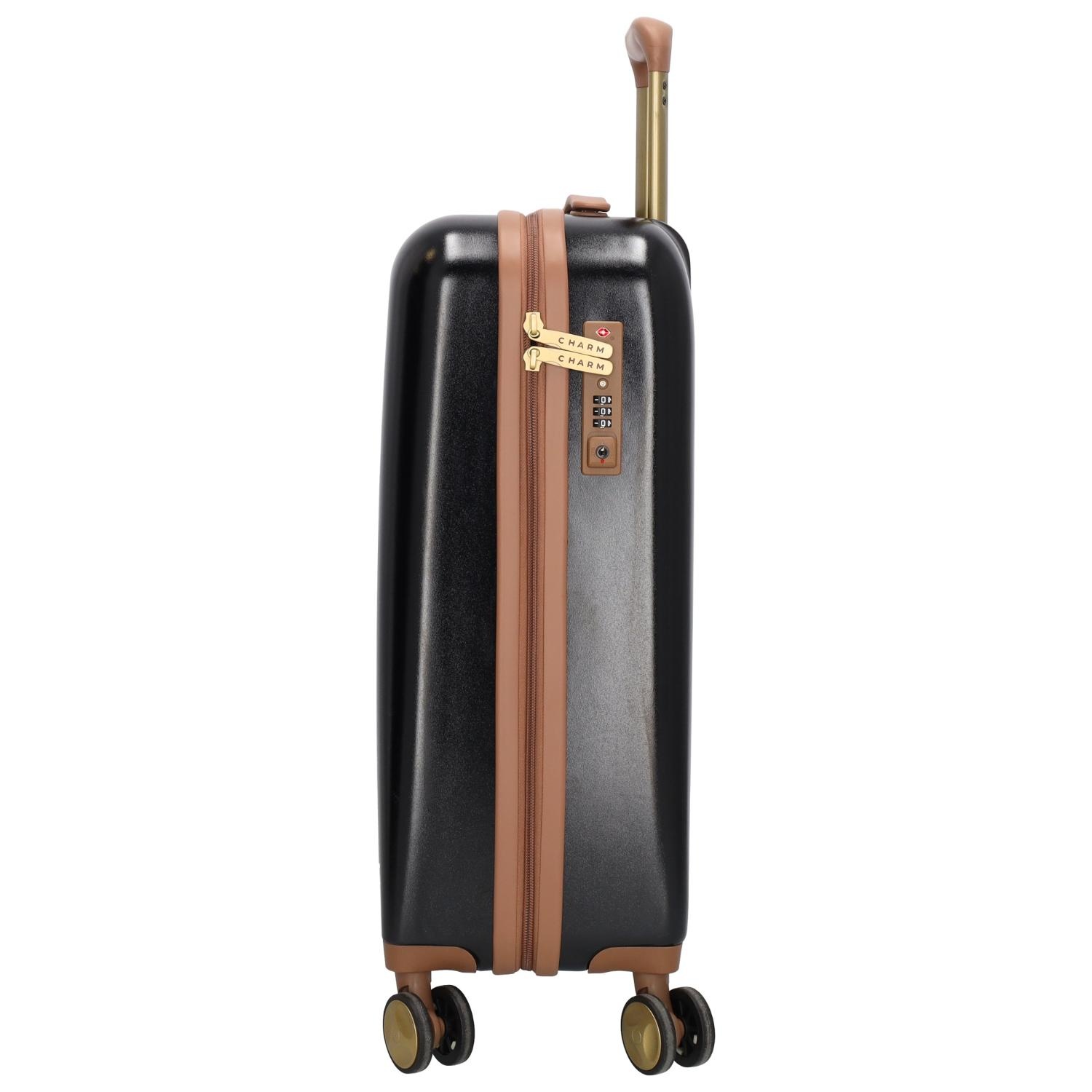 Charm London Charm London Travel Trolley S Black