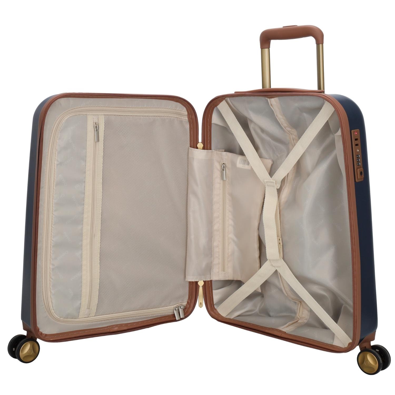 Charm London Charm London Travel Trolley S BLAUW