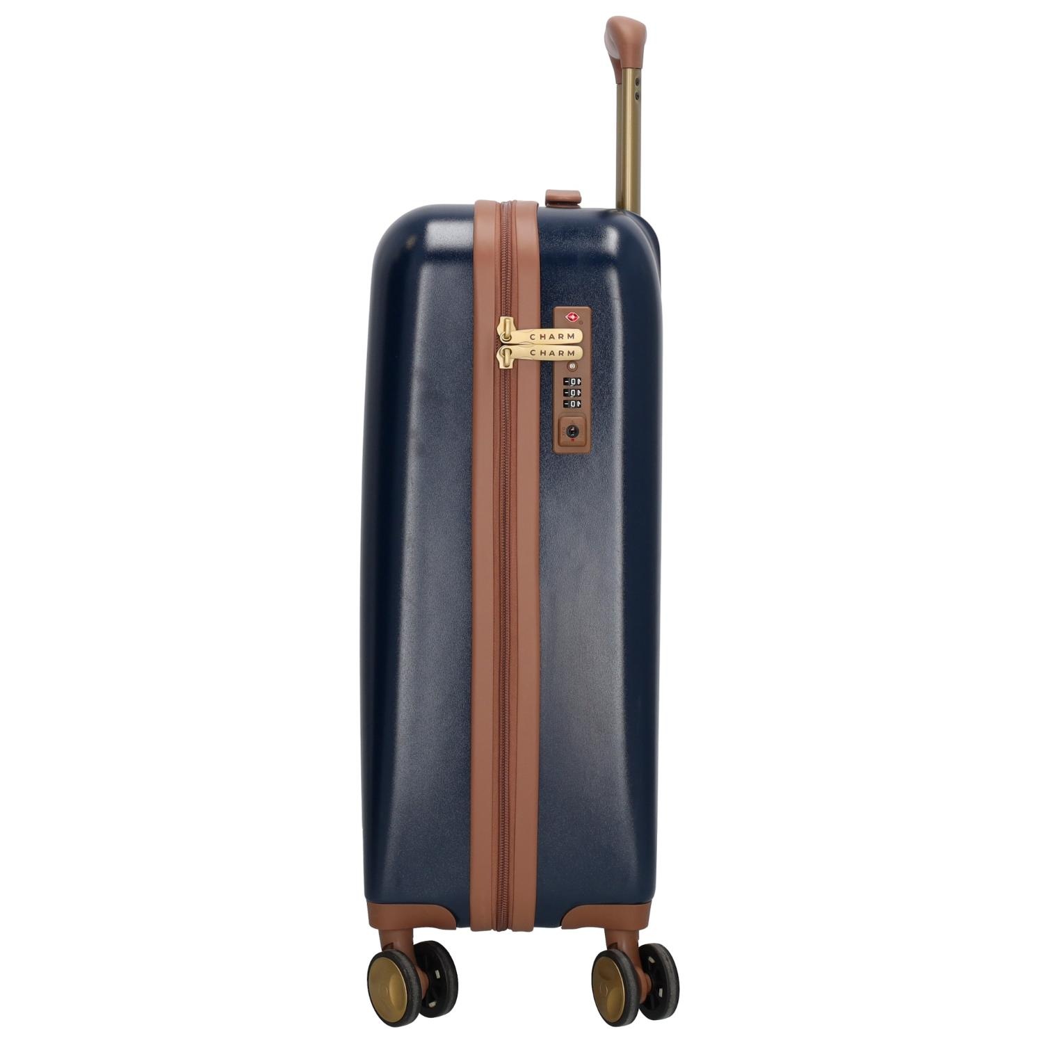 Charm London Charm London Travel Trolley S BLAUW