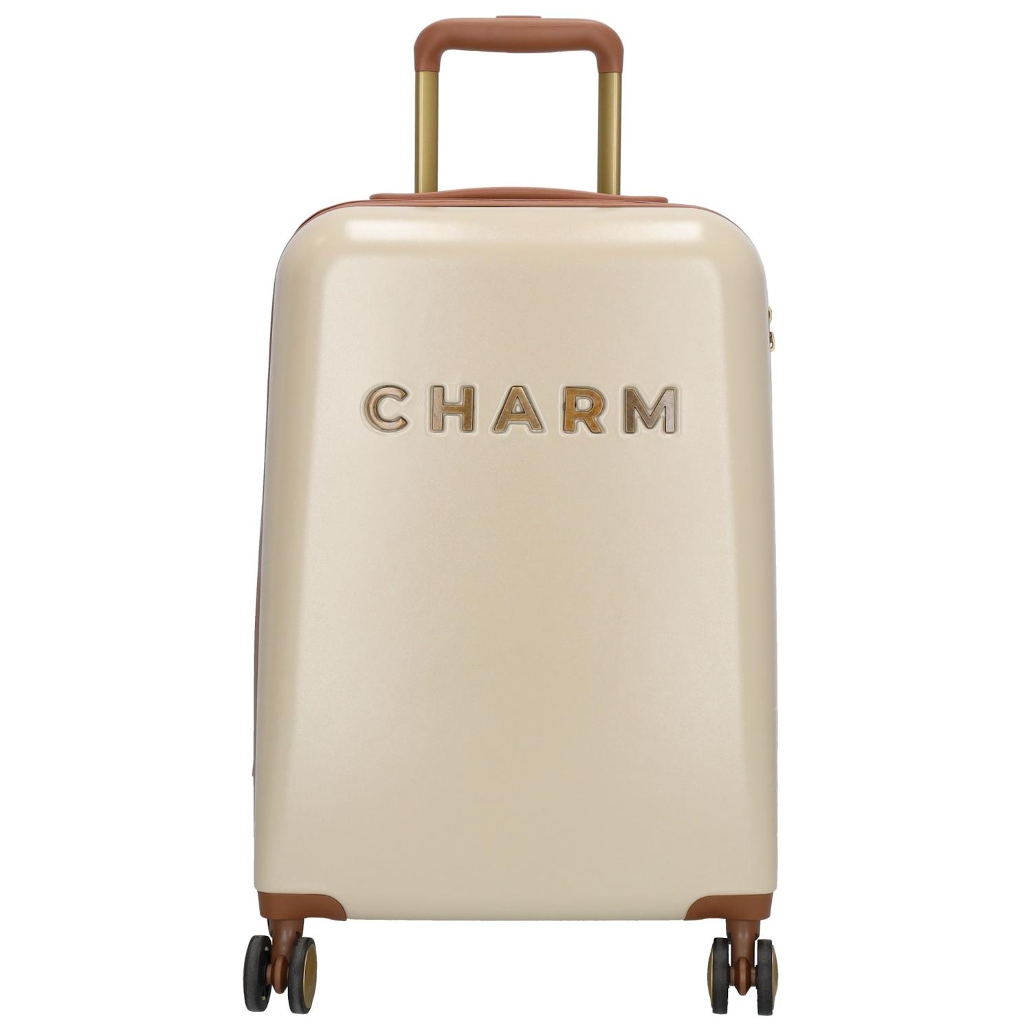 Charm London Travel Trolley S BEIGE