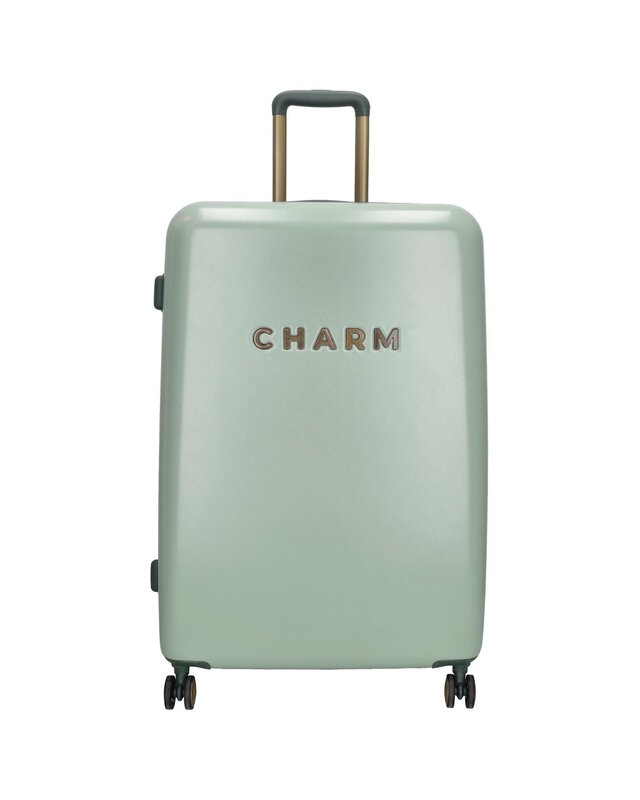 CHARM Charm London Travel Trolley L LIGHT GREEN