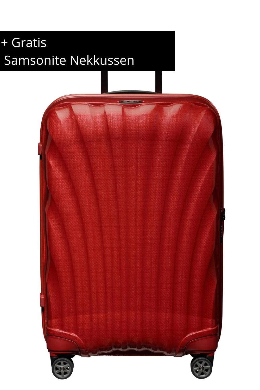 Samsonite C-Lite Spinner 69cm CHILI RED