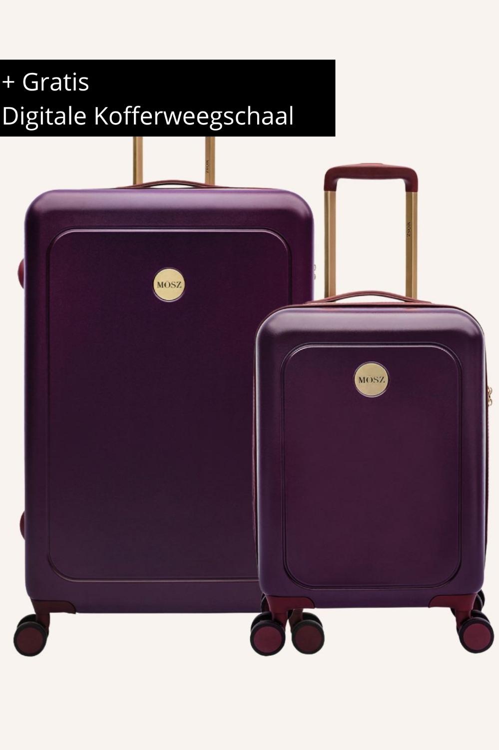 MOSZ Mosz Lauren 2-delige Kofferset PERFECT PLUM - Koffershop