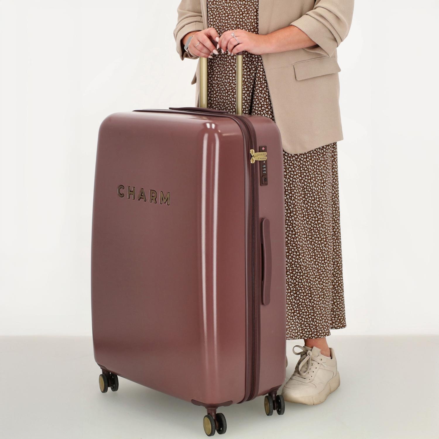 Charm London Charm London Travel Trolley L BURGUNDY