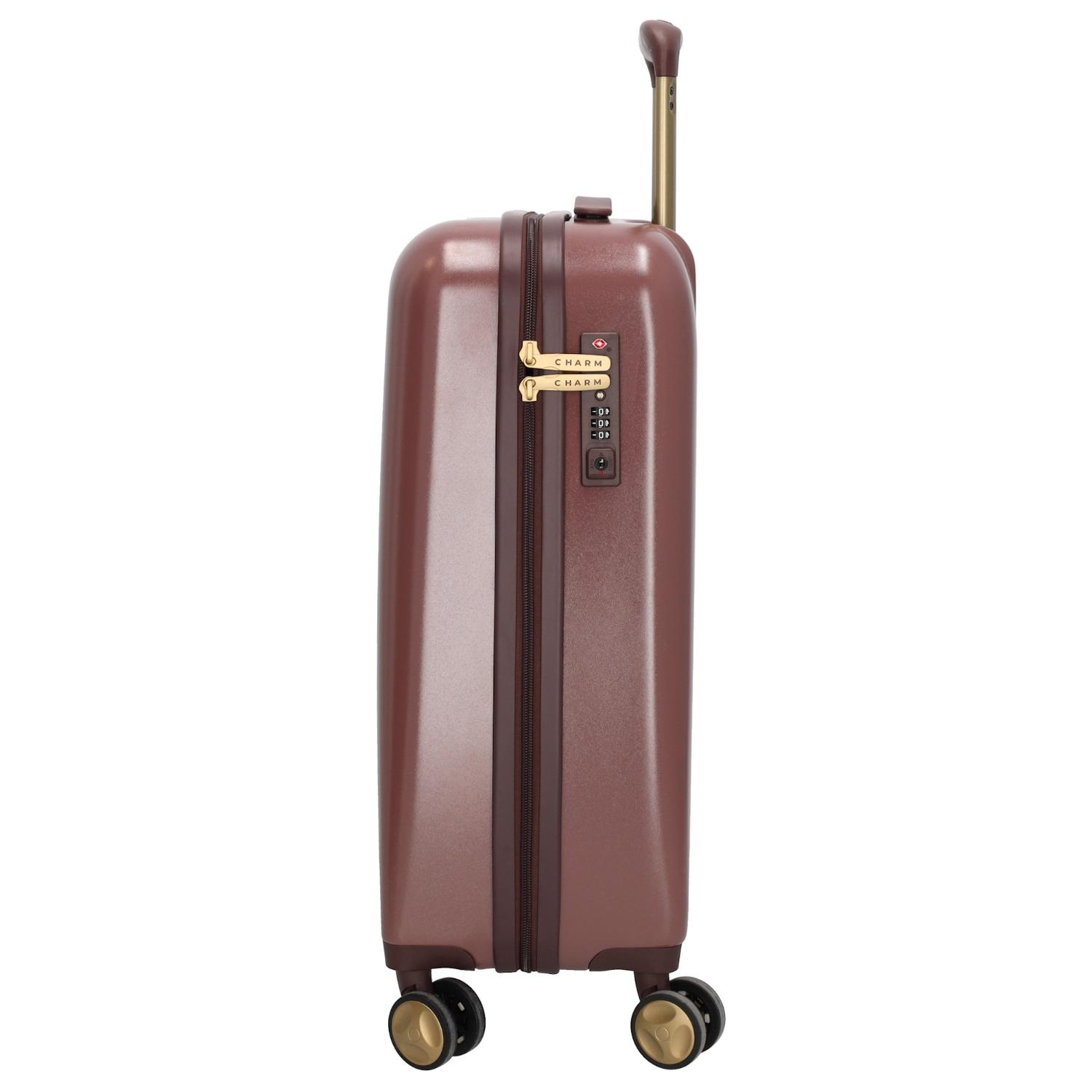 Charm London Charm London Travel Trolley S BURGUNDY