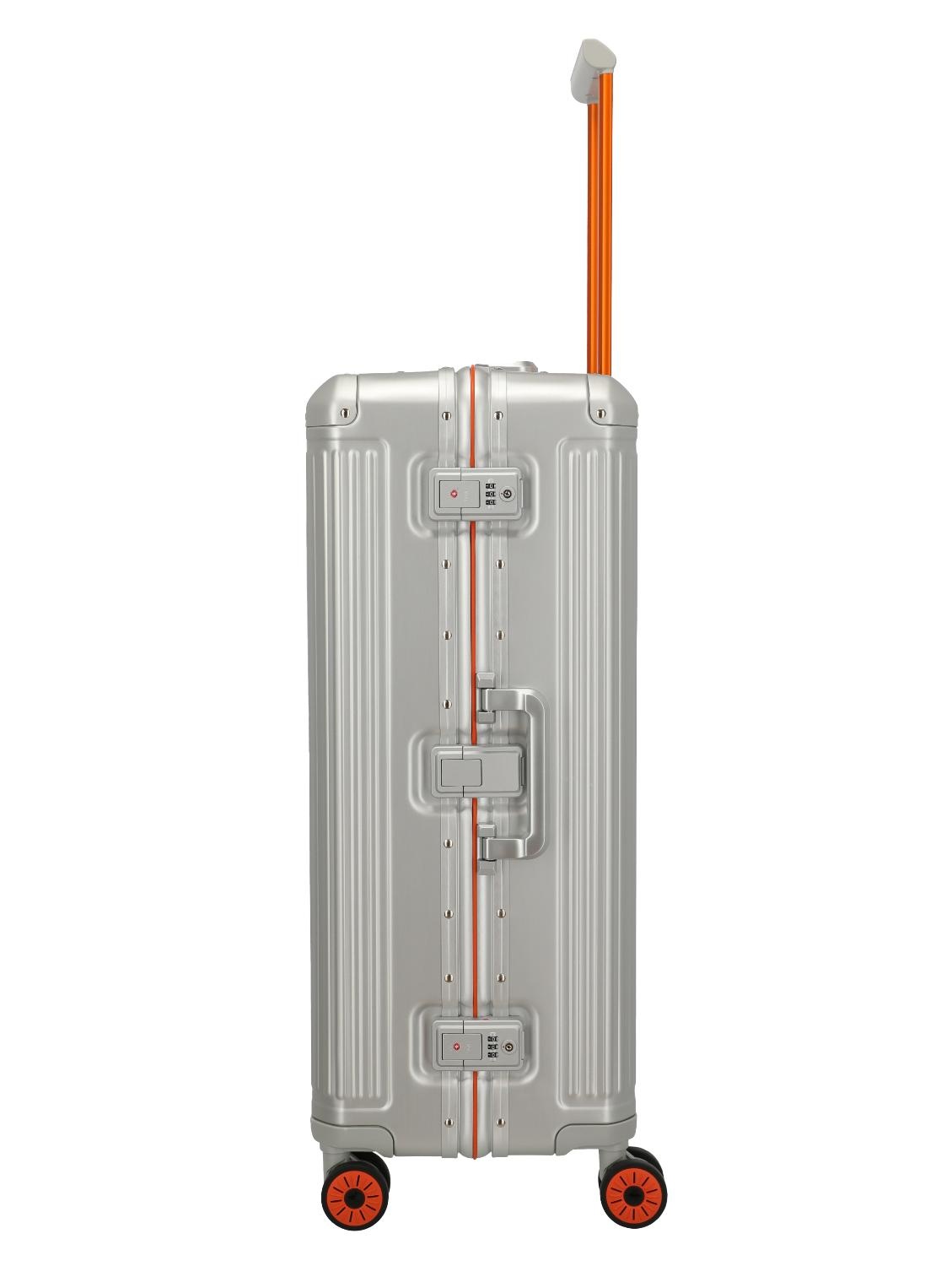 Next 4W Trolley L Silver Orange - Koffershop