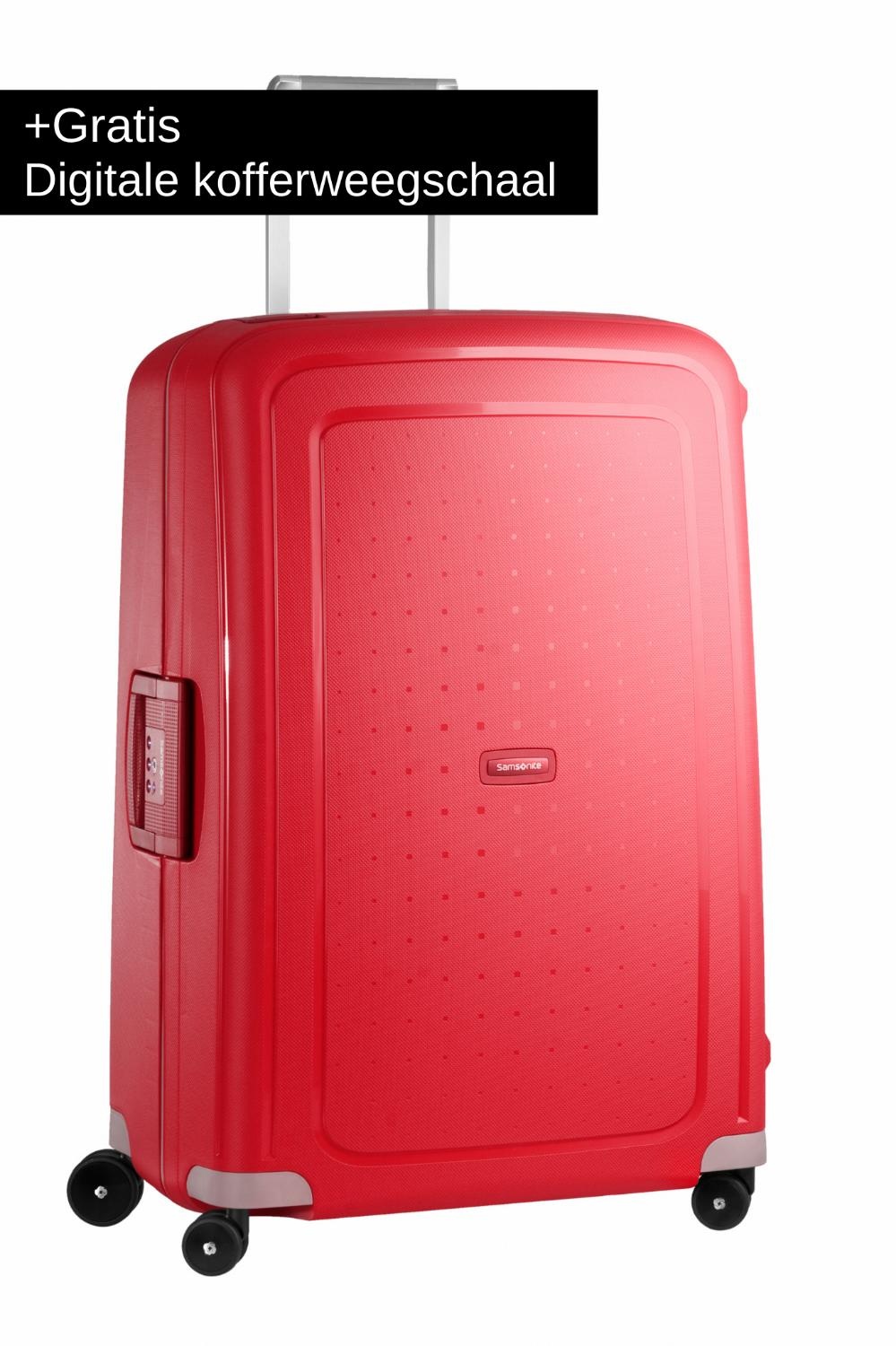 Samsonite S'cure Spinner 69cm CRIMSON RED