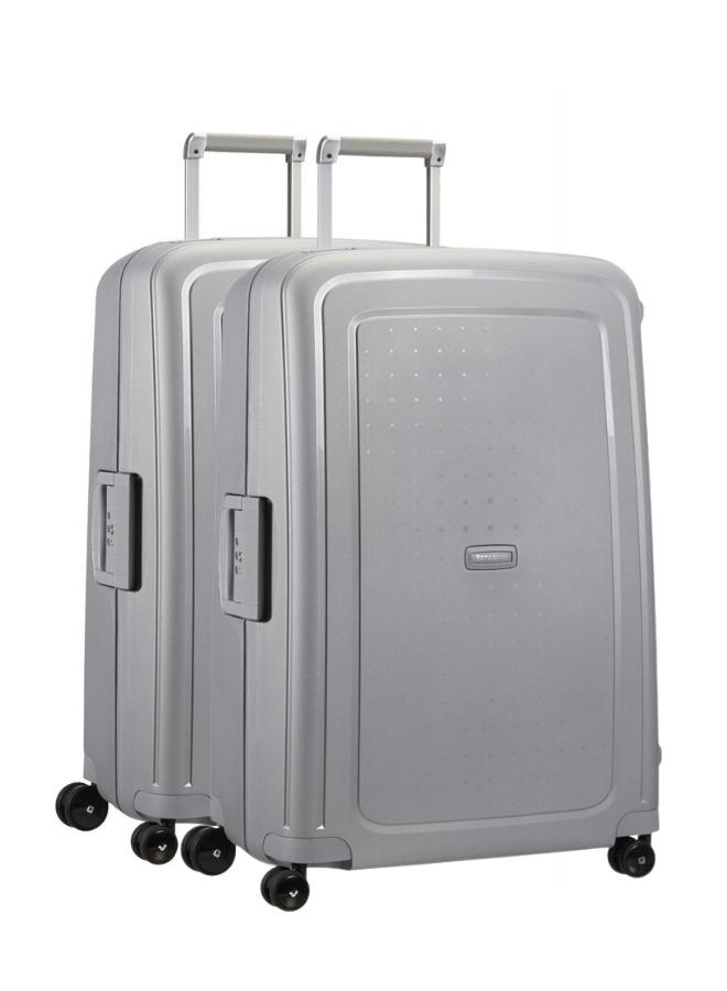 Samsonite S'cure Kofferset Zilver