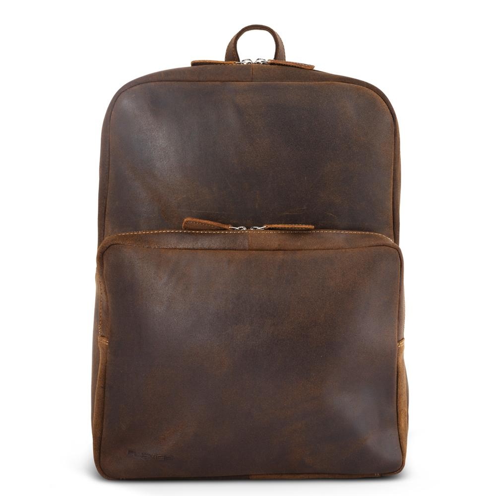 Plevier Sheffield rugzak 15.6 inch bruin.