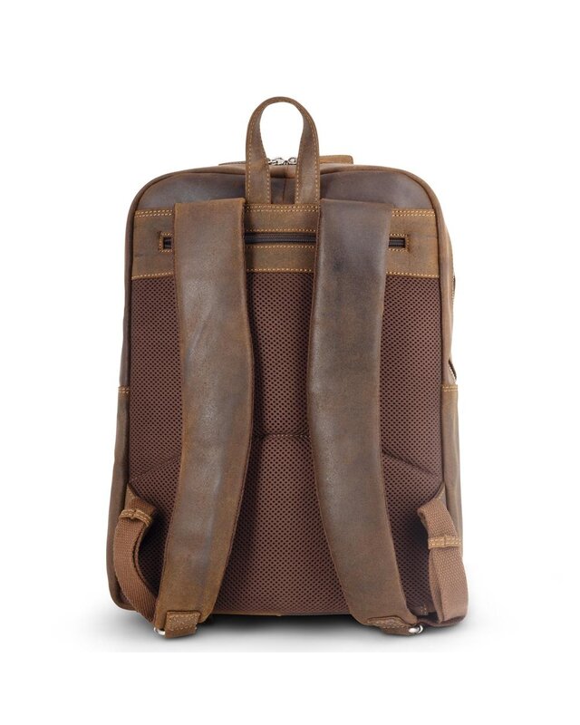 PLEVIER Sheffield Vintage Rugzak 15,6' BRUIN