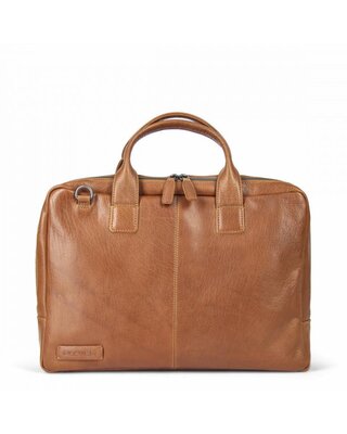 PLEVIER Plevier Flint Laptoptas 15,6" COGNAC