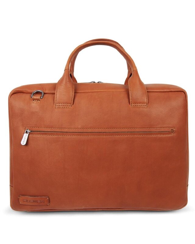 PLEVIER Plevier Lloyd Laptoptas 17.3" COGNAC