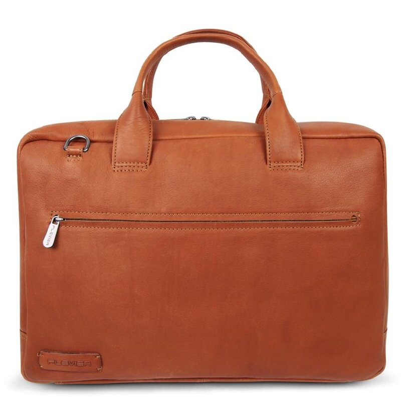 PLEVIER Plevier Lloyd Laptoptas 17.3" COGNAC