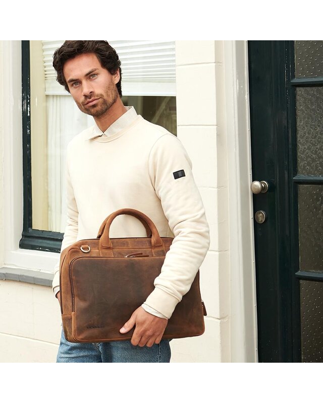 PLEVIER Plevier Colmar Laptoptas 15,6" BRUIN