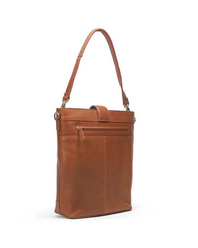 PLEVIER Plevier Bow Bucket Bag 15,6" COGNAC