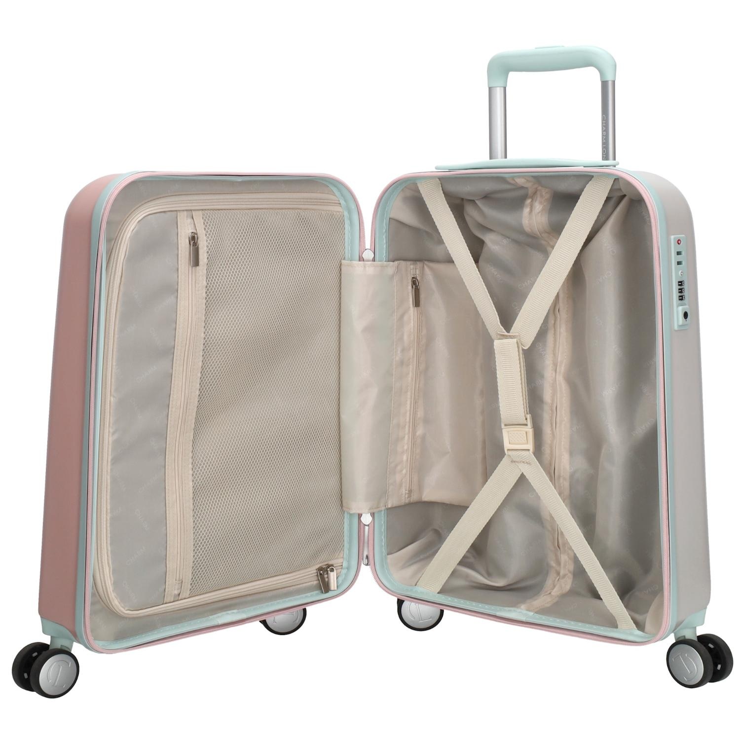 Charm London Charm London Travel Trolley S Soft Pink