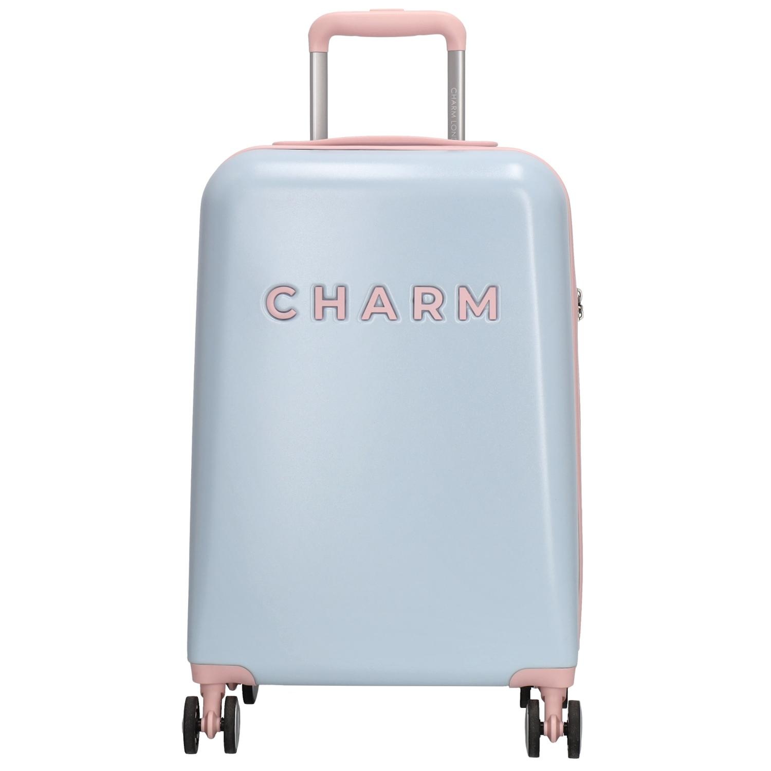 Charm London Travel Trolley S Baby Blue