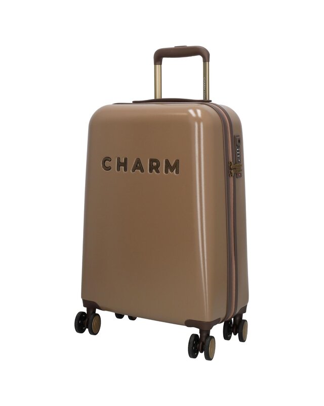 Charm London Charm London Travel Trolley S TAUPE