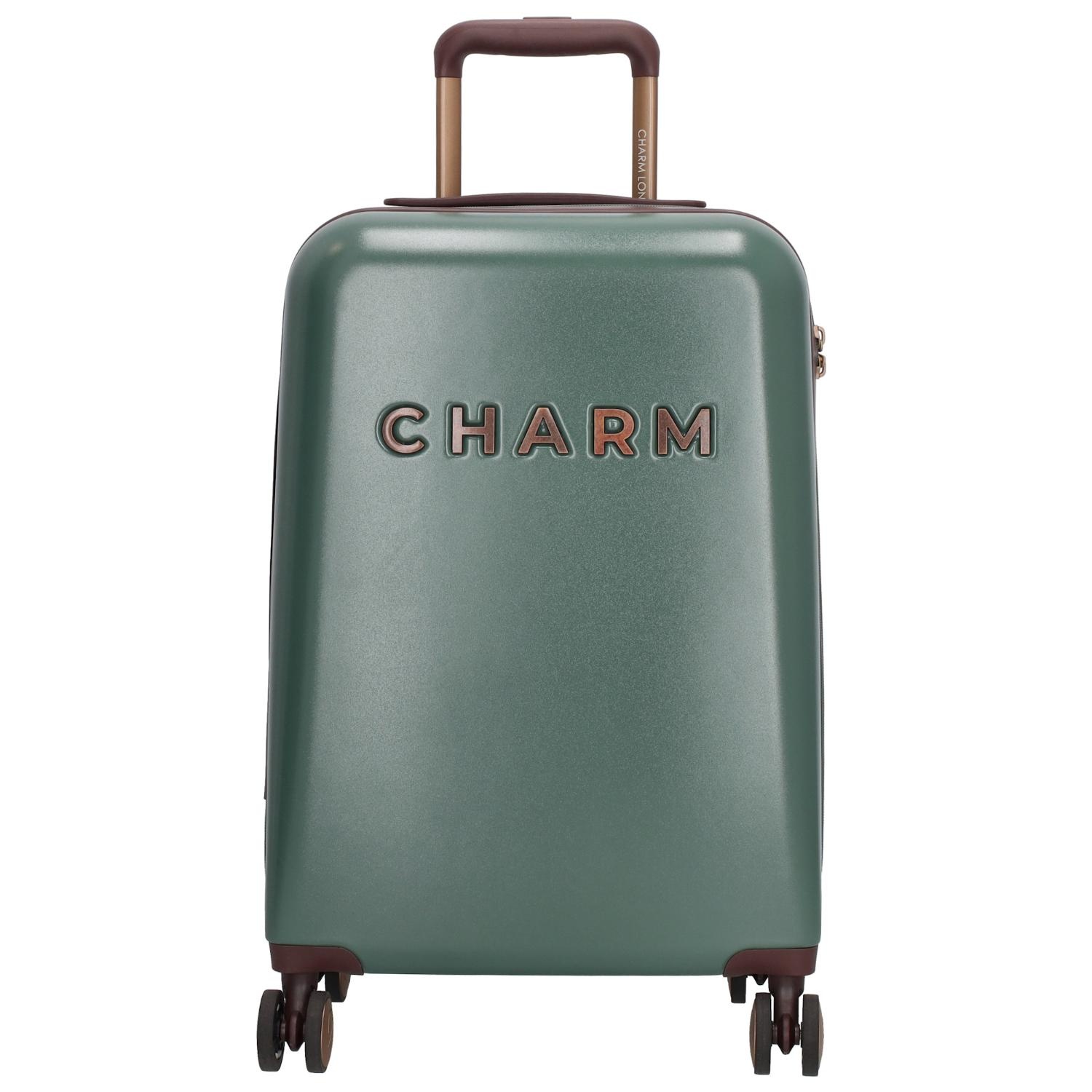Charm London Travel Trolley S Dark Green