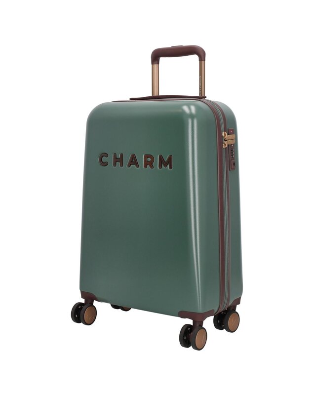 Charm London Charm London Travel Trolley S Dark Green