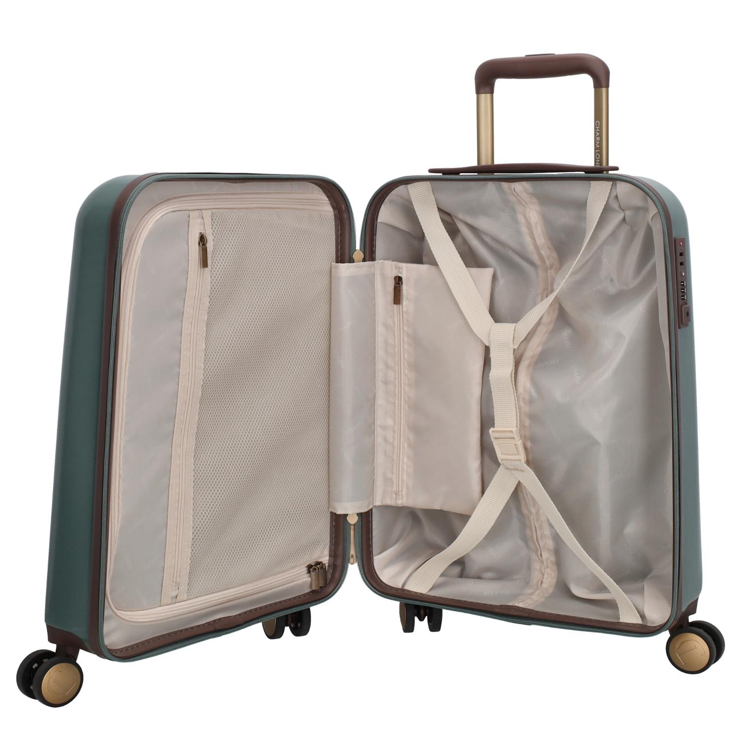 Charm London Charm London Travel Trolley S Dark Green
