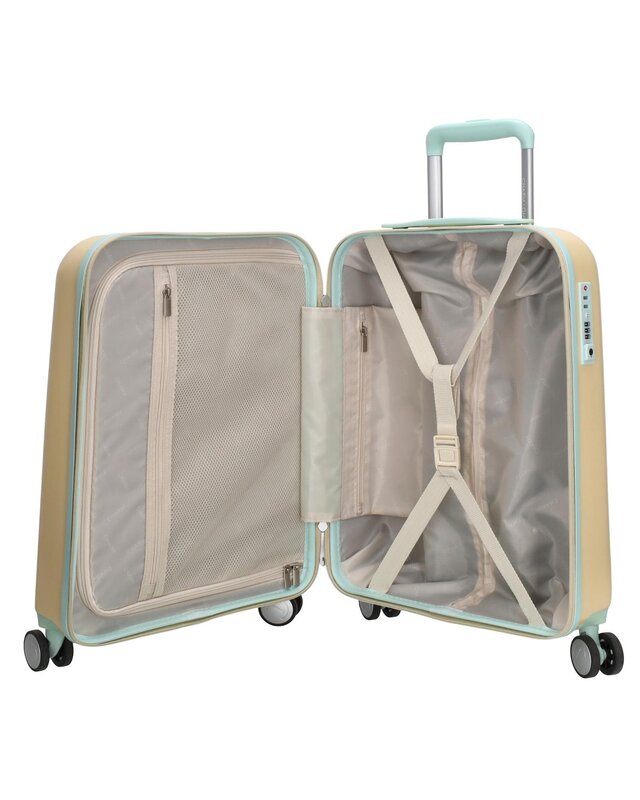 Charm London Charm London Travel Trolley S Soft Yellow