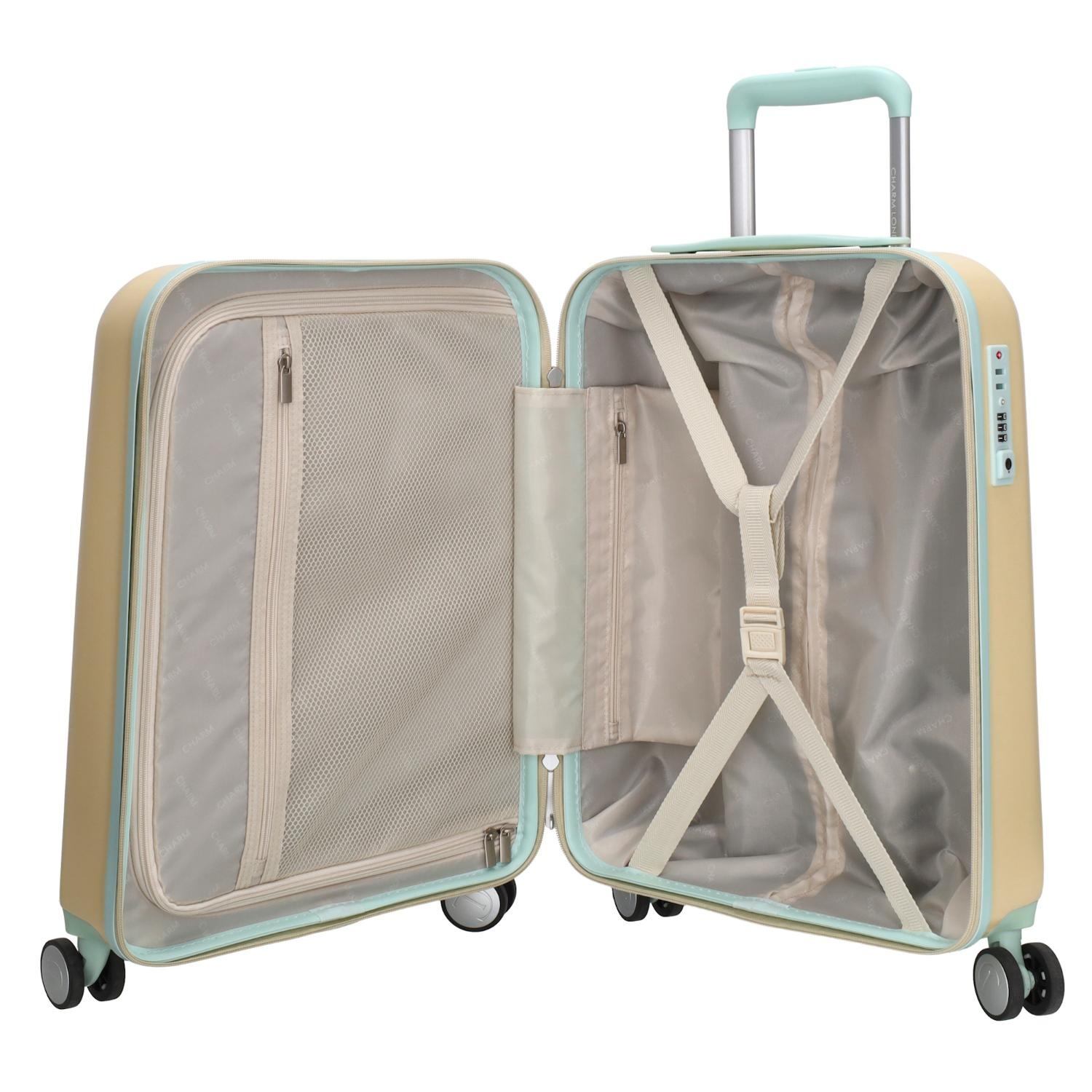 Charm London Charm London Travel Trolley S Soft Yellow
